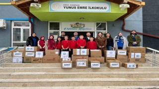 Karapınarda üç okuldan Ramazanda anlamlı dayanışma