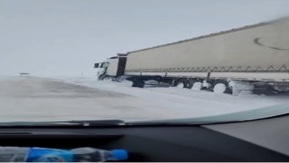 Karsta kar, kazaları beraberinde getirdi