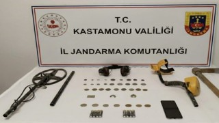 Kastamonuda tarihi eser kaçakçılarına operasyon: 3 gözaltı