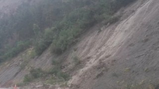 Kastamonuda yağışların ardından heyelanlar meydana geldi