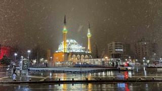 Kayseride kar yağışı etkili oldu