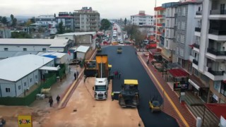 Kemal Satır Caddesinde Asfalt Mesaisi