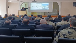 Kemaliyede muhtarlar çığ tehlikesine karşı bilgilendirildi