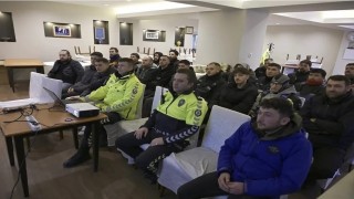 Kırklarelinde motokuryelere güvenli sürüş eğitimi
