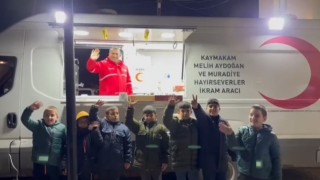 Kızılay Muradiye Şubesinden teravih sonrası ikram