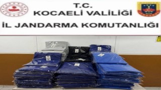 Kocaelide 3 milyonluk sahte giyim ürünü ele geçirildi