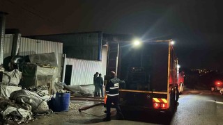 Kocaelide metal işleme atölyesinde yangın