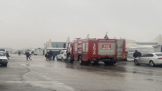 Konteyner kentte çıkan yangın korkuttu