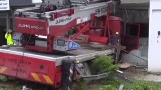 Kontrolden Çıkan Vinç Polikliniğe Girdi