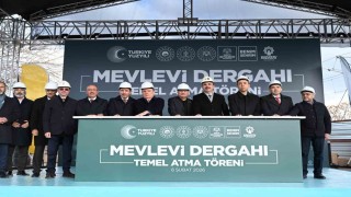 Konya Büyükşehirin şehre kazandıracağı Mevlevi Dergahının temeli atıldı
