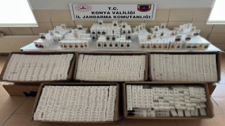 Konyada 2 bin 500 adet kaçak parfüm ele geçirildi