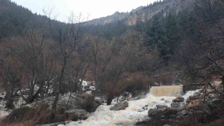 Konyada Aygırdibi kaynağı erken coştu