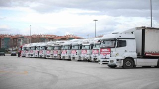 Konyadan Gazzeye 15 tır yardım yola çıktı