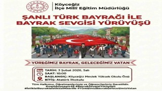 Köyceğizde Bayrak Yürüyüşü yapılacak