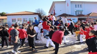 Köyceğizde öğrencilere kar sürprizi
