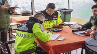Kuşadasında okul servisleri denetlendi