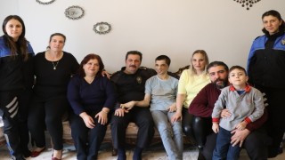 Kütahya İl Emniyet Müdürlüğünden özel ihtiyaçlı bireye anlamlı ziyaret
