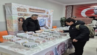 Kütahyada öğrenciler para tarihine yakından tanıklık etti