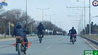 Malatyada tehlikeli motosiklet şovuna ağır fatura