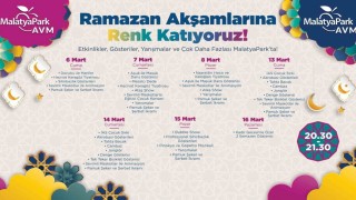 MalatyaPark AVMde Ramazan coşkusu