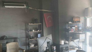 Manavgatta işyeri yangını ucuz atlatıldı