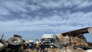 Manisada korkutan kaza: 1i çocuk 5 yaralı