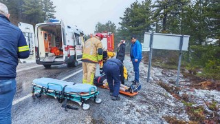 Manisada trafik kazası: 2 yaralı