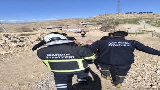 Mardinde boş havuza düşen kişi yaralandı