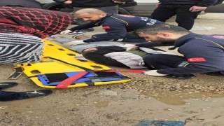 Mardinde motosiklet ile minibüs çarpıştı: 1 yaralı