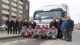 Melikgazinin yardım eli yine Gazzeye uzandı
