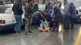 Menteşede otomobil yaya çarptı: 1 yaralı