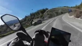 Motosiklette ölüm böyle geldi...