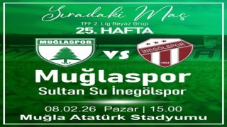 Muğlada zirve takibi Muğlaspor, Sultan Su İnegölsporu ağırlayacak