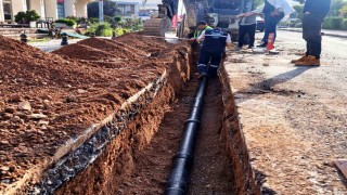 MUSKİden Bodrum Yalıkavakta içme suyu hat yenileme çalışması