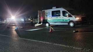 Mustafakemalpaşada aracın çarptığı yaya hayatını kaybetti