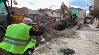 Mustafakemalpaşanın altyapısı Büyükşehirle yenileniyor