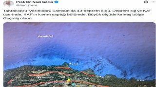 Naci Görürden Vezirköprü depremi değerlendirmesi