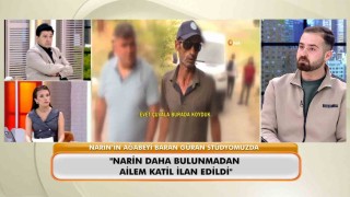 Narin Güranın ağabeyi Baran Güran canlı yayında sorulara cevap verdi