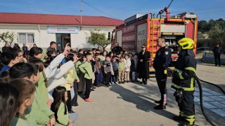 Nazillide öğrencilere Ormanları Koruma, Afet ve Yangın Eğitimi verildi