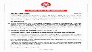 Niğdede bazı okullarda eğitime ara verildi