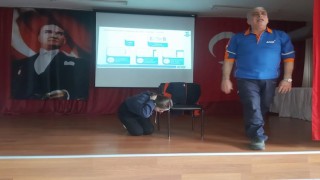 Öğrencilere afet bilinci aşılandı, tahliye tatbikatı yapıldı
