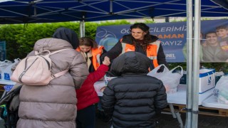 Öğrencilere ikinci dönemin ilk beslenme çantaları ulaştırıldı