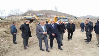 Oltuda yeni öğretmenevinin temelleri açılıyor