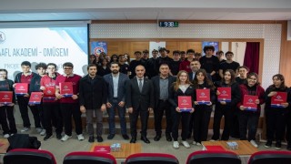 OMÜSEMden lise öğrencilerine proje eğitimi: 120 öğrenci sertifika aldı