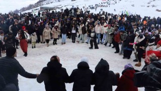 Orduda bin 700 rakımlı yaylada renkli kar festivali