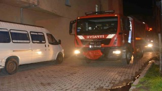 Orduda sahur vakti baca yangını panik oluşturdu