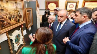 Orduda, ‘Sanatın Diliyle Değerlerimiz sergisi açıldı