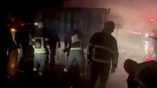 Osmaniye TAG Otoyolu’nda TIR Yangını