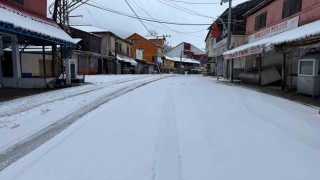 Osmaniye Zorkun Yaylasında kar yağışı başladı