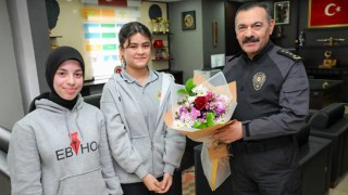 Osmaniye’de Öğrencilerden Emniyete Ziyaret